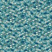 KASUMI HARMONY FLOATING FLOWERS TEAL 046