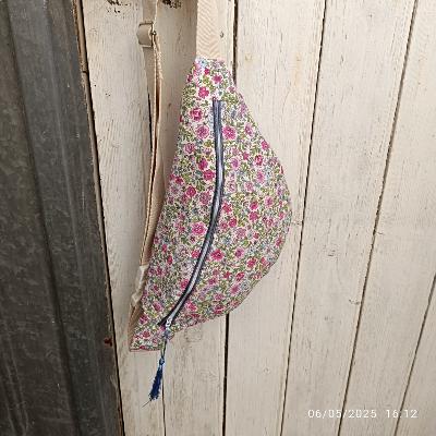 Sac Banane MAtelassée Liberty Rose