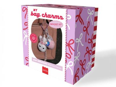 Kit crochet pour débutant - bag charms-Glam Pink