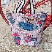  Cabas de Plage Poisson Bleu