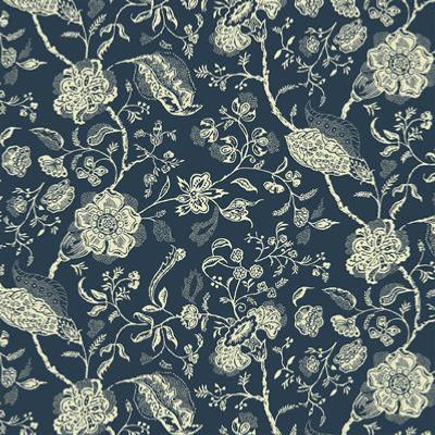 Windham Fabrics "DUCHESS" Voile 54578-7 Bleu