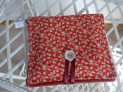 Pochette de voyage Lingettes Bambou Rouge