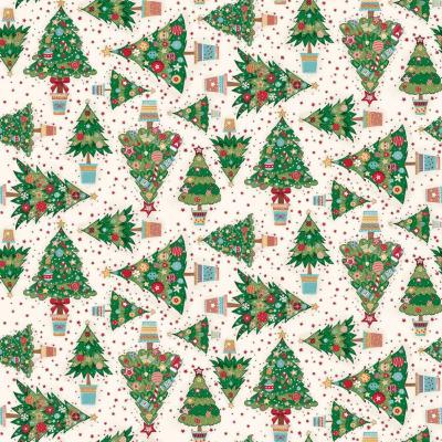 Tissu MAKOWER VOEUX DE NOEL 036Q