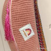 Sac Banane Matelassée Velours rose UNIQUE