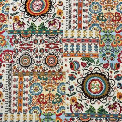 Tissu Jacquard ETHNIC MULTICOLORE