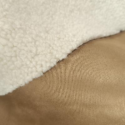 Fausse Fourrure TEDDY LAMY CREME CHOCOLAT