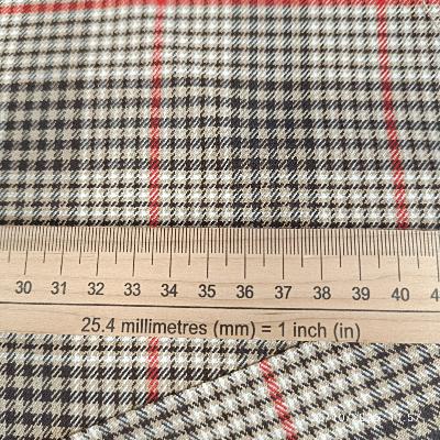 Tissu Carreaux marron