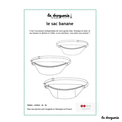 Patron de couture sac banane