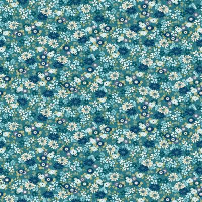 KASUMI HARMONY FLOATING FLOWERS TEAL 046