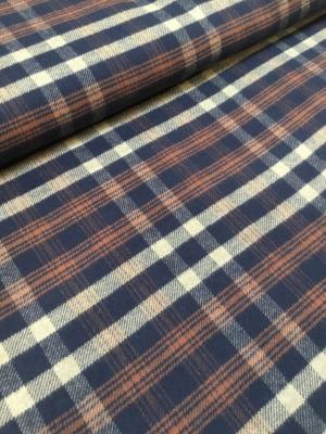 Tartan Into the Line Navy Editex