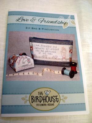 The Birdhouse patchwork designs"Patron Trousse Love and Friendship "